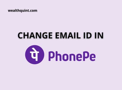 Change email id in phonepe