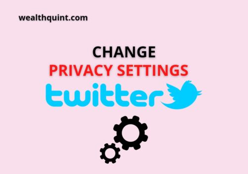 Change privacy settings twitter