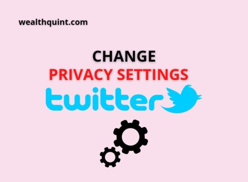 Change privacy settings twitter