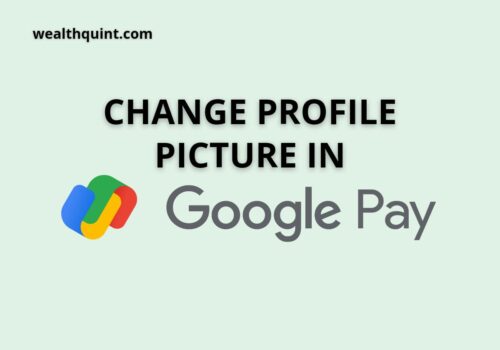 Change profile picture in google pay
