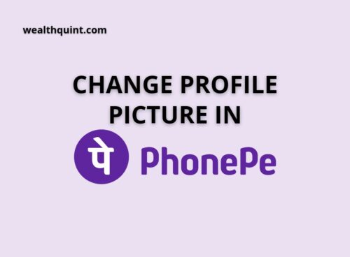 Change profile picture in phonepe