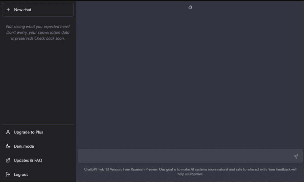 How to Fix ChatGPT Not Loading Just Loading Wheel Spinning 1 ChatGPT Not Loading Just Loading Wheel Spinning