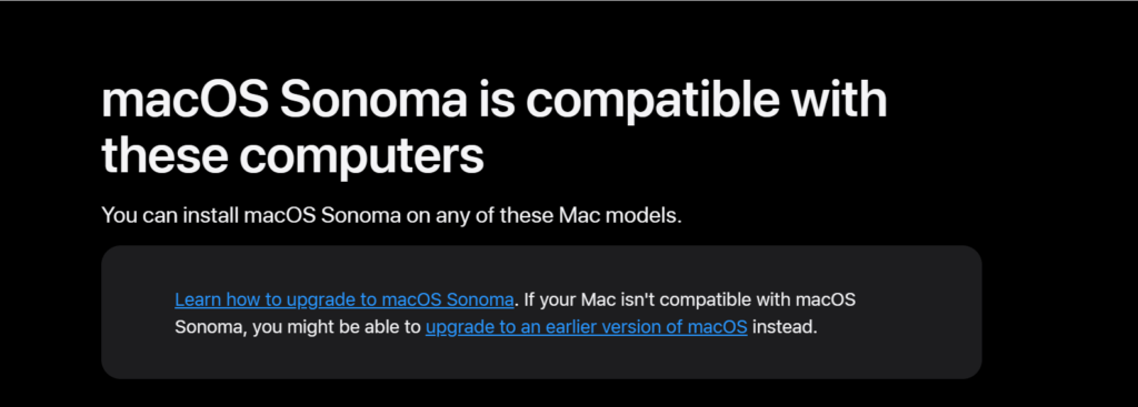 How To Upgrade macOS Ventura To macOS Sonoma 2 Check Compatibility To Upgrade macOS Ventura To macOS Sonoma