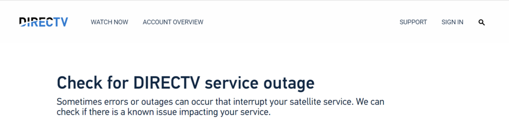 How To Fix DIRECTV Error Code 771 3 Check DIRECTV Server Outages To Fix Error Code 771