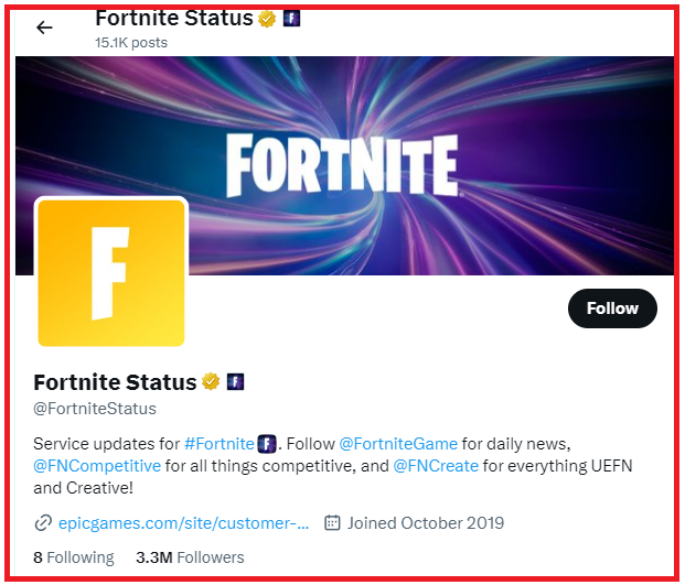 How To Fix Fortnite Refer A Friend 3.0 Not Tracking Level Progress Or Not Counting 2 Check Fortnite Status Updates Fix Fortnite Refer A Friend 3.0 Not Tracking Level Progress Or Not Counting