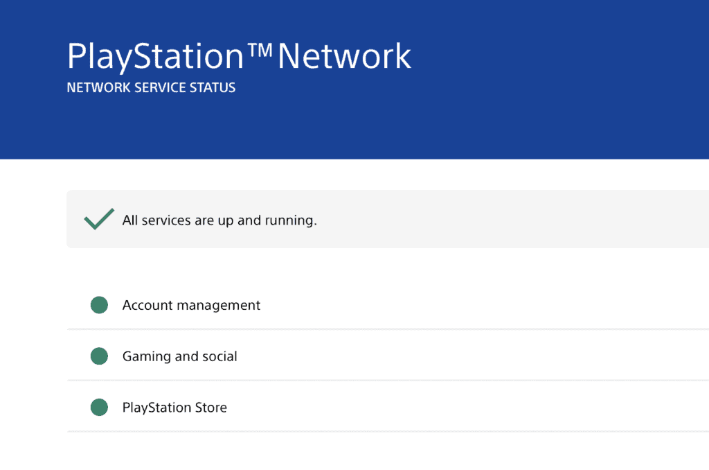 How to Fix PlayStation Store Not Working on PS4 and PS5 2 Check PlayStation Network (PSN) Server Status store not working