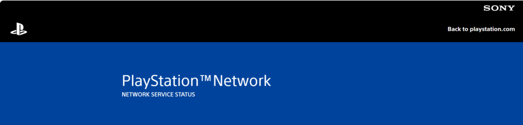 How To Fix PlayStation Wrap Up 2023 Not Working 3 Check PlayStation Network Status To Fix PlayStation Wrap Up 2023 Not Working