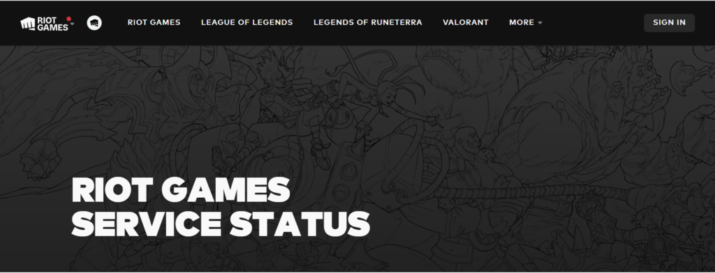 How To Fix League Of Legends Connection Timed Out Attempting To Reconnect Error 3 Check RIOT Server Status To Fix League Of Legends Connection Timed Out Attempting To Reconnect Error