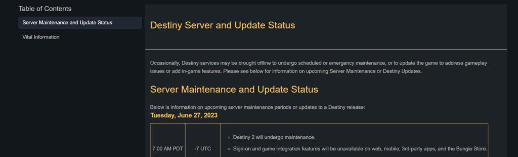How To Fix Iron Banner Challenges Not Showing Up On Destiny 2 2 Check The Server Status Of Destiny 2