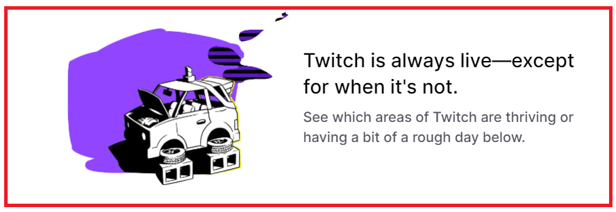 How To Fix Twitch VODs Not Loading Black Screen Or Not Showing Up 2 Check Twitch Server Status to fix twitch vods not loading black screen or not showing up