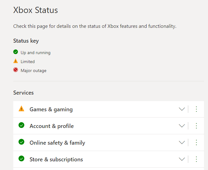 How To Fix Error Code 8015000A When Trying To Download Profile On Xbox 360 3 Check Xbox Live Status To Fix Error Code 8015000A When Trying To Download Profile On Xbox 360