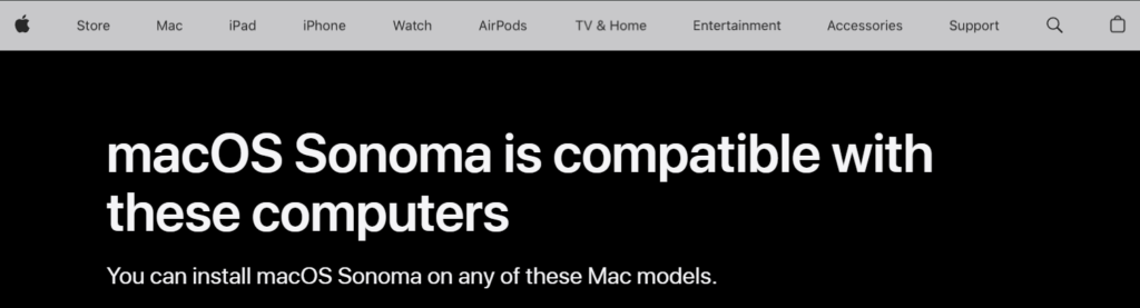 How To Fix Most Common macOS Sonoma Issues 2 Check Your MAc COmpatibility To Fix Most Common macOS Sonoma Issues