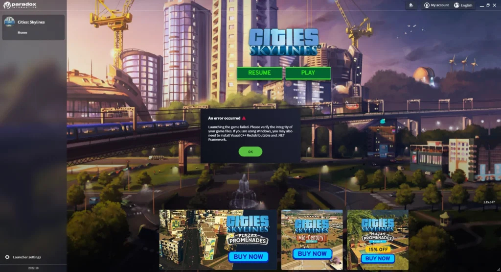 How To Fix Cities Skylines 2 Launcher Settings Error Invalid Game Settings 2 Cities Skylines 2 Launcher Settings Error Invalid Game Settings