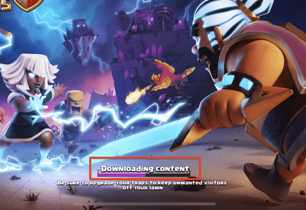 How to Fix Clash of Clans Stuck on the Downloading Content 1 Clash of Clans Stuck on the Downloading Content