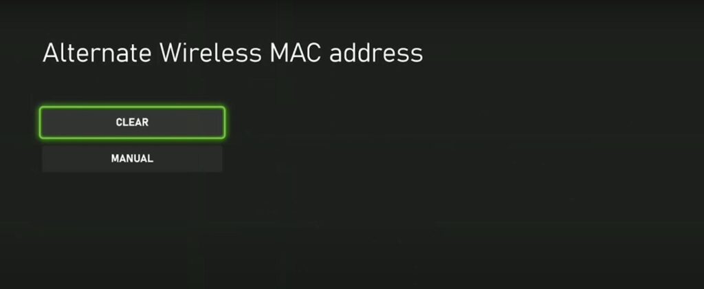 How To Fix Call of Duty: Modern Warfare 2 "DEV ERROR 7186" On XBOX ONE/S/X/PS5 5 Clear Alternate MAC Address for ERROR 7186