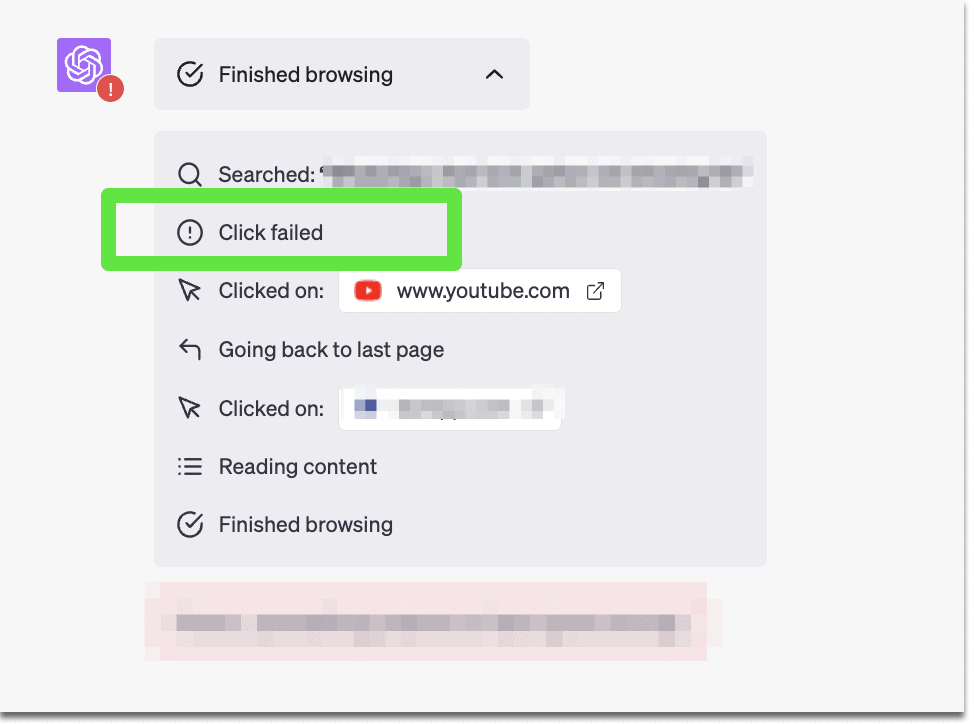 How to Fix "Click Failed" on ChatGPT 1 Click Failed ChatGPT