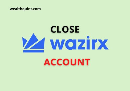 Close Wazirx account