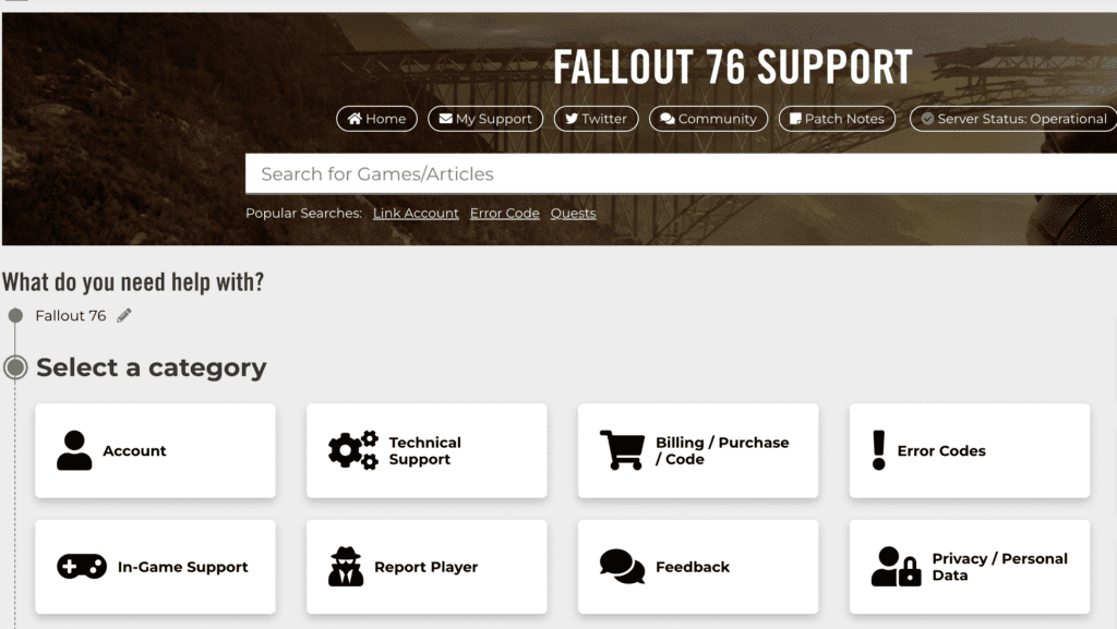 How to Fix Fallout 76 Error Code 4:8:2007 3 Contact Bethesda Customer Support