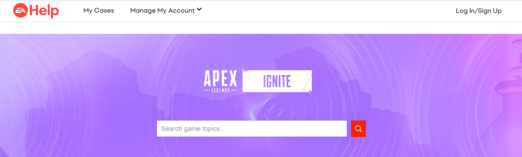 How To Fix Apex Legends Crashing To Desktop With No Error 3 Contact EA Support To Fix Apex Legends Crashing To Desktop With No Error