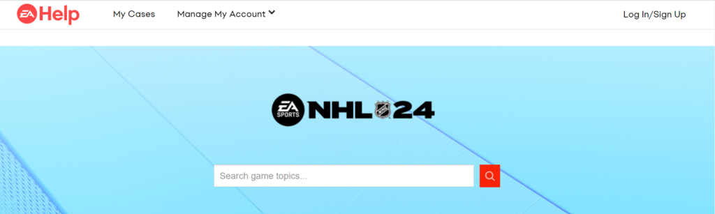 How To Fix NHL 24 Error Failed To Retrieve Data Please Try Again Later 3 Contact EA Support To Fix NHL 24 Error Retrieve Data Please Try Again Later
