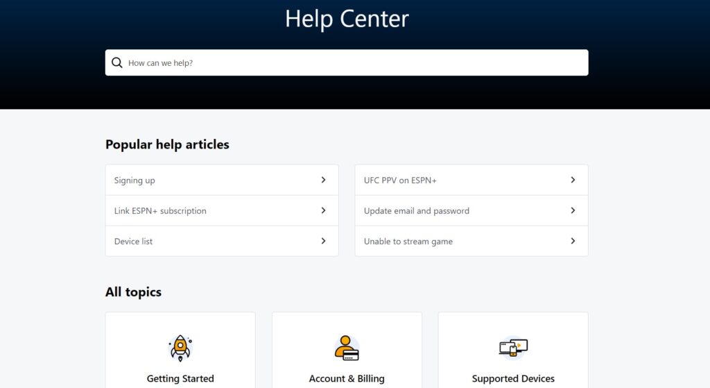 How To Fix ESPN Plus Not Letting Me Cancel Subscription 2 Contact ESPN Customer Service for ESPN Plus Not Letting Me Cancel Subscription