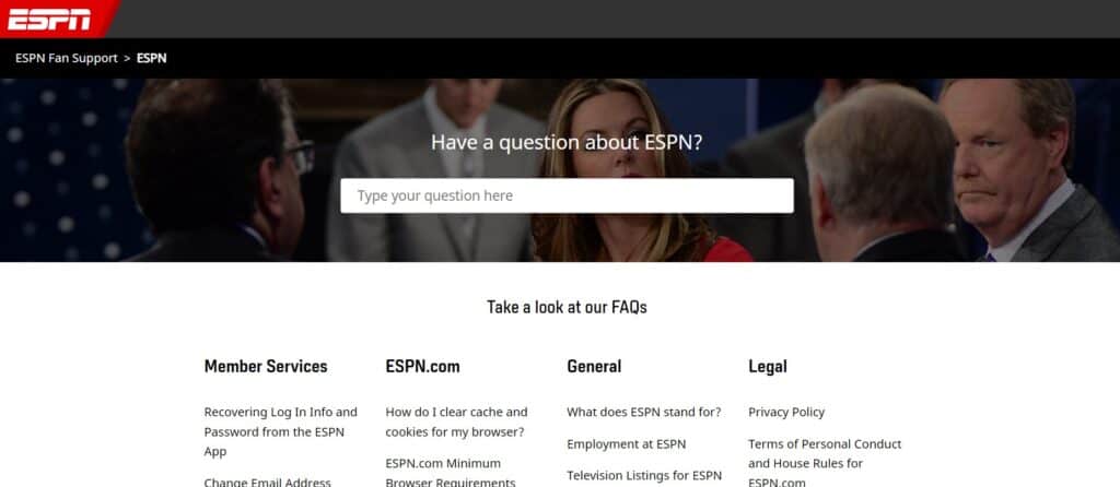 How To Fix ESPN Not Sending Password Reset Email 3 Contact ESPN Support for Sending Password Reset Email