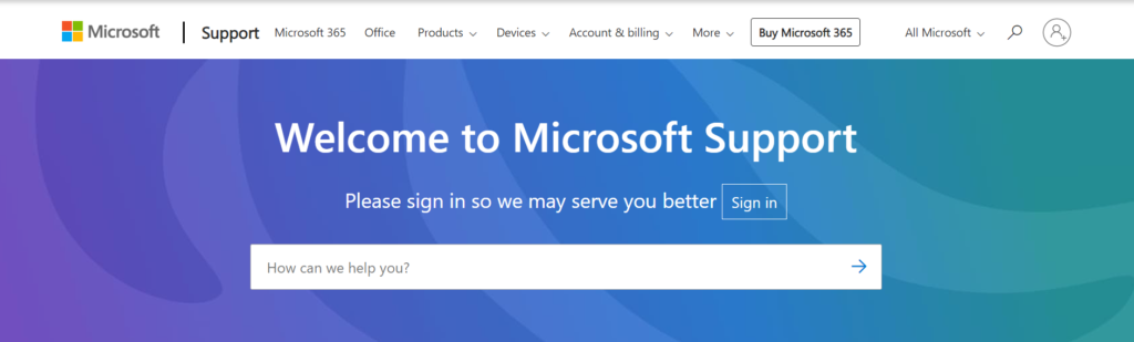 How To Fix “An Error Occurred While PowerPoint Was Saving The File” On Microsoft PowerPoint 3 Contact Microsoft Support To Fix An Error Occurred While PowerPoint Was Saving The File On Microsoft PowerPoint