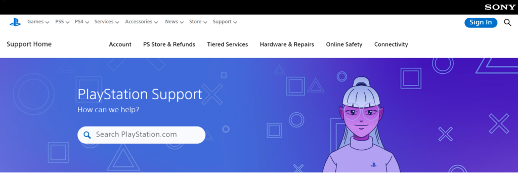 How To Fix PlayStation Wrap Up 2023 Not Working 4 Contact PlayStation Support To Fix Playstation Wrap Up 2023 Not Working