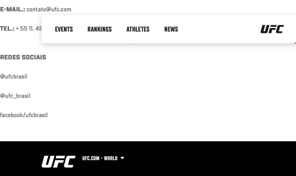 <strong>How to Fix UFC Fight Pass Not Working</strong> 2 Contact UFC Support Team