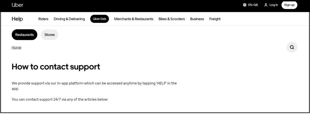 How To Fix Uber Eats Promo Code Not Working 6 Contact Uber Eats Help Support