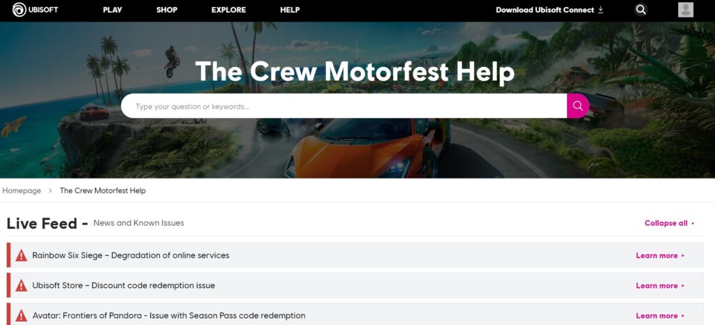 How To Fix Unable To Connect To THE CREW MOTORFEST Servers Please Check Your Network Connection Error Code 0_30 3 Contact Ubisoft Supportto Fix Unable to connect to THE CREW™ MOTORFEST servers please check your network connection error code 0 30