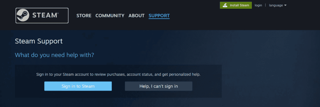 How To Fix An Unexpected Error Has Occurred Your Purchase Has Not Been Completed On Steam 4 Contact steam support