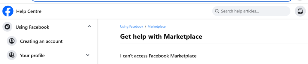 How To Fix Facebook Marketplace Isn't Available To You 3 Contact the support team of Facebook marketplace to fix Facebook Marketplace Isnt Available To You