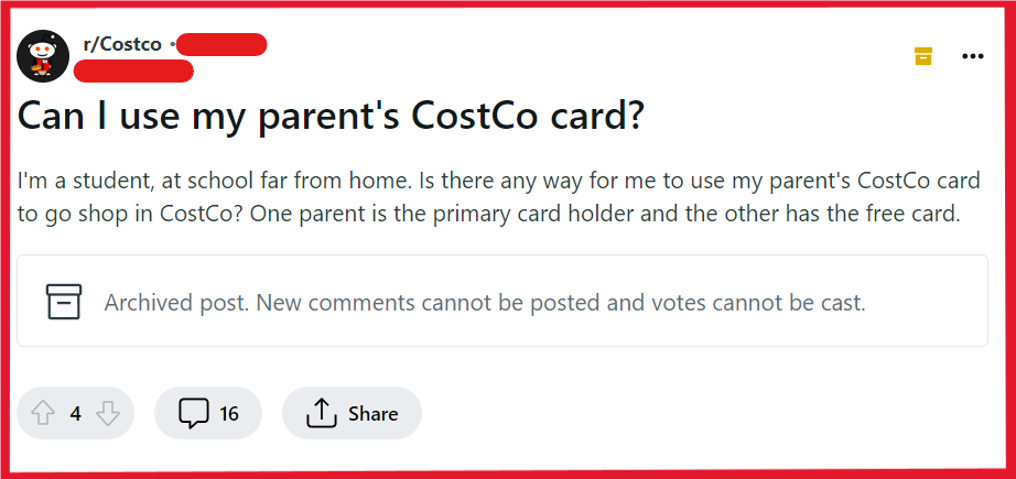 How Many Family Members Can Be On A Costco Card 4 Costco Membership Can I Use My Mother Costco Card Without Her