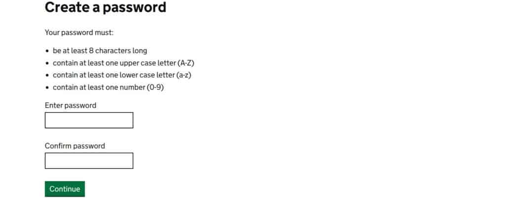 How To Setup Dart Charge Account 9 Create a Password