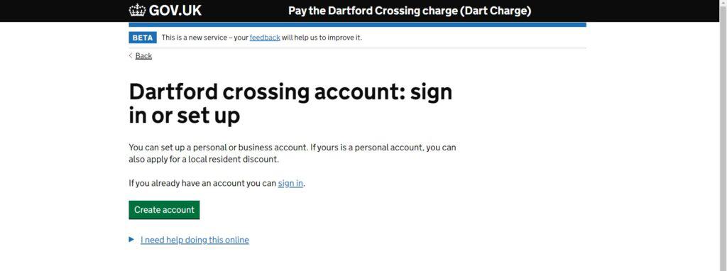 How To Setup Dart Charge Account 4 Create an Account2 1