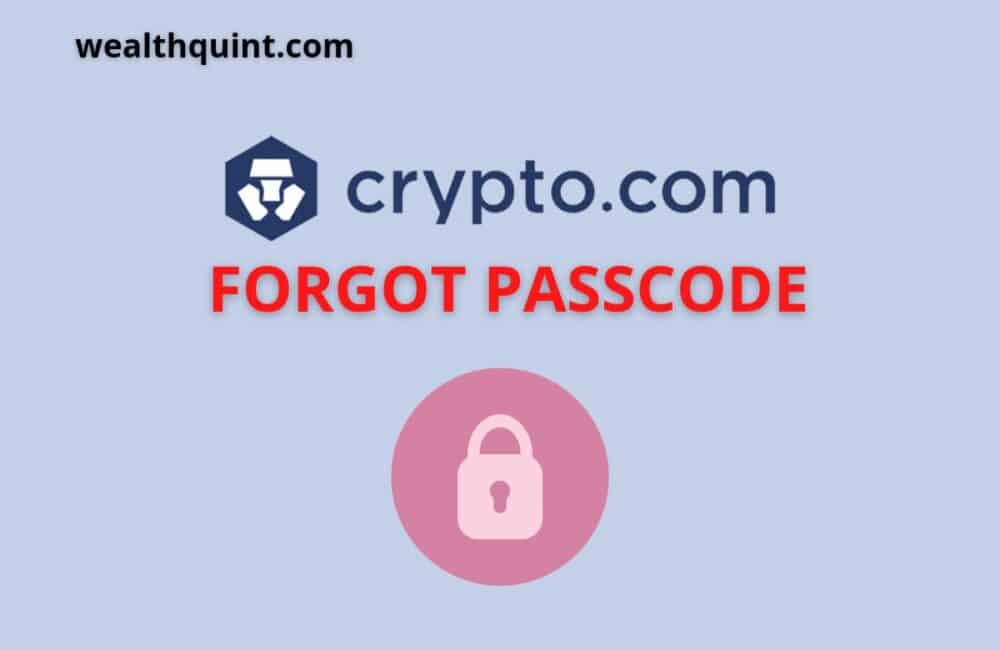 Crypto.com forgot passcode
