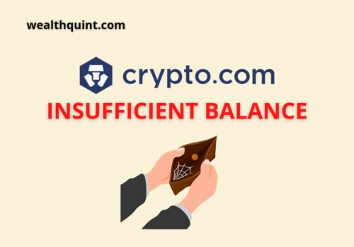 Crypto.com insufficient balance