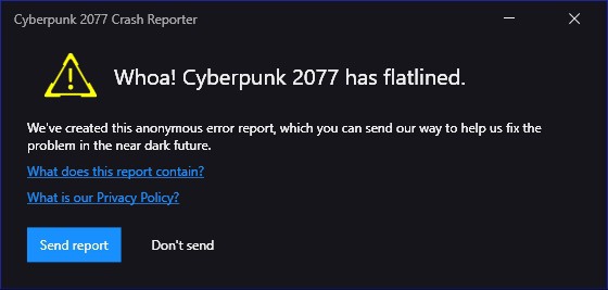 How To Fix Cyberpunk 2077 Has Flatlined Error 2 Cyberpunk 2077 Has Flatlined