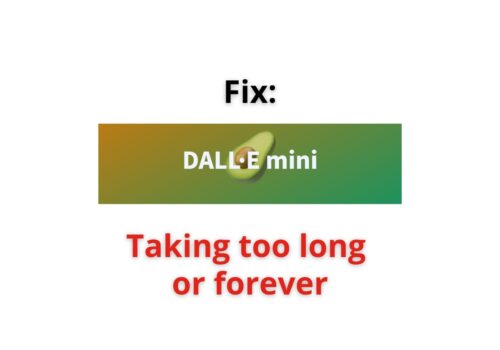 DALL E mini Taking Too Long or Forever