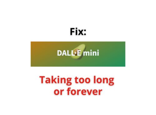 DALL E mini Taking Too Long or Forever