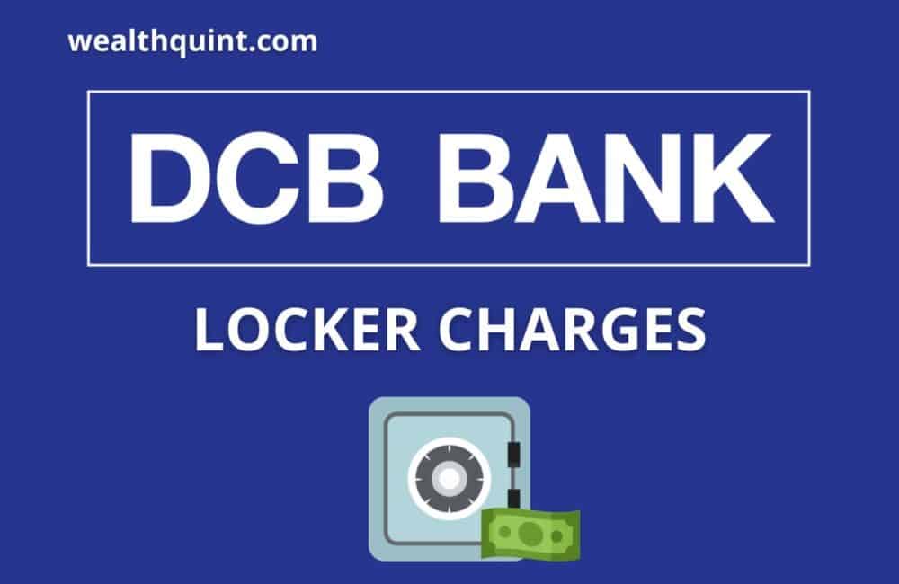 DCB Bank Locker Charges
