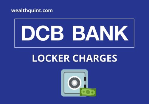 DCB Bank Locker Charges