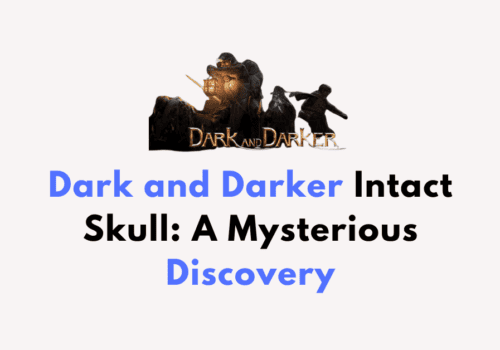 Dark and Darker Intact Skull A Mysterious Discovery