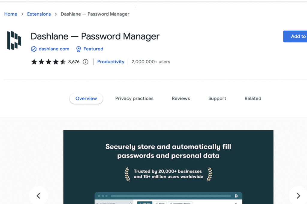 How To Fix Dashlane Chrome Extension Not Working 1 DashLane Chrome Extension Not Working