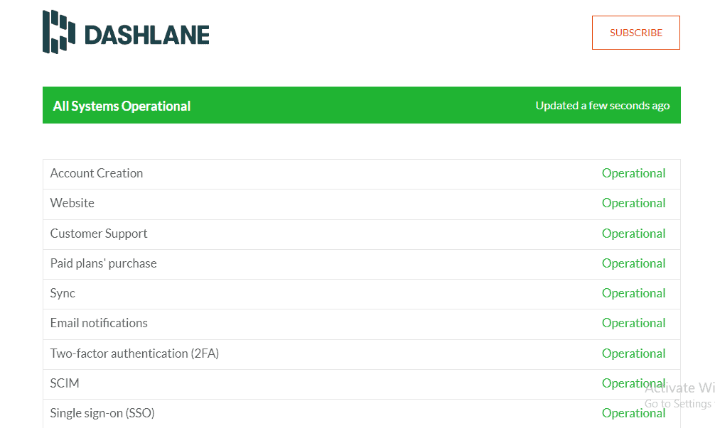 How To Fix "An Unexpected Error Occurred Please Try Again" During Login in Dashlane 2 Dashlane Server Status