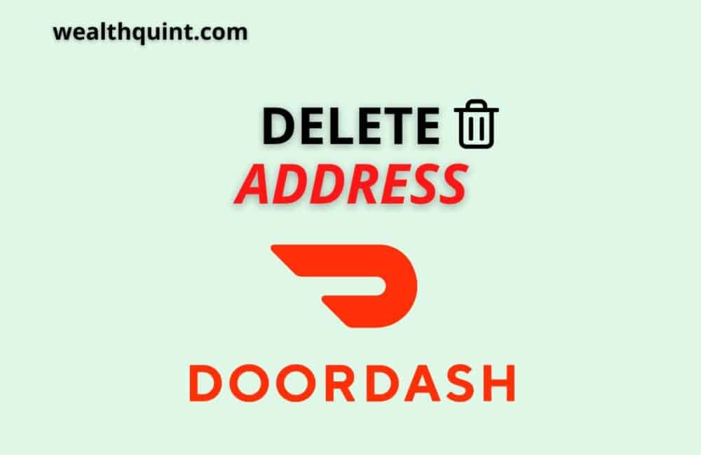 Delete Address Doordash