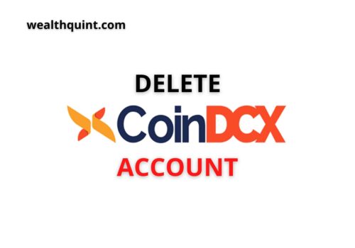 Delete CoinDCX account