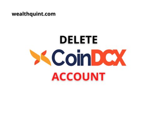 Delete CoinDCX account