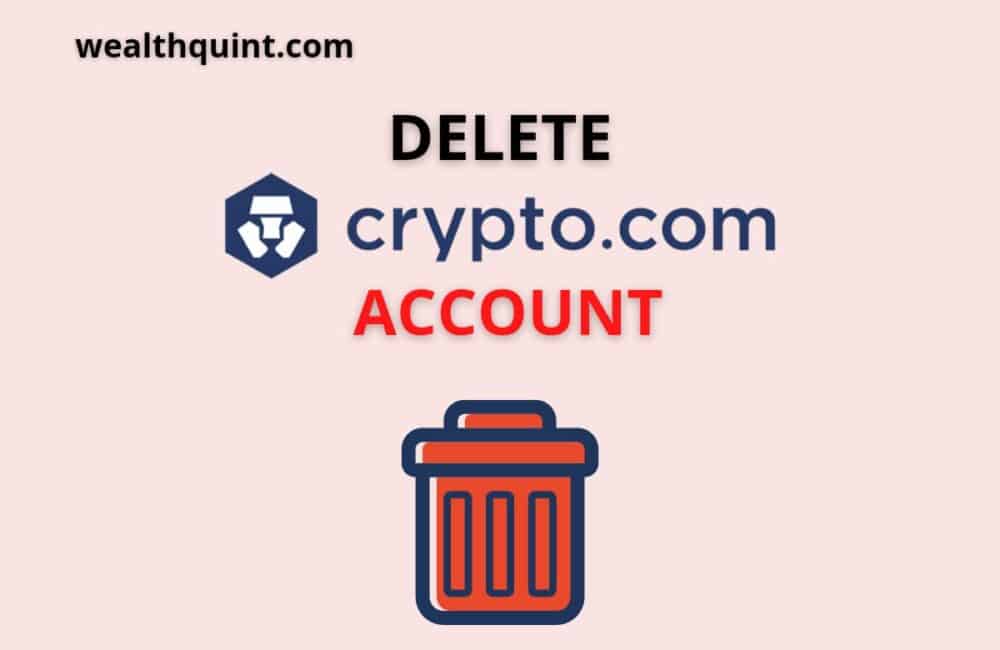 Delete Crypto.com account